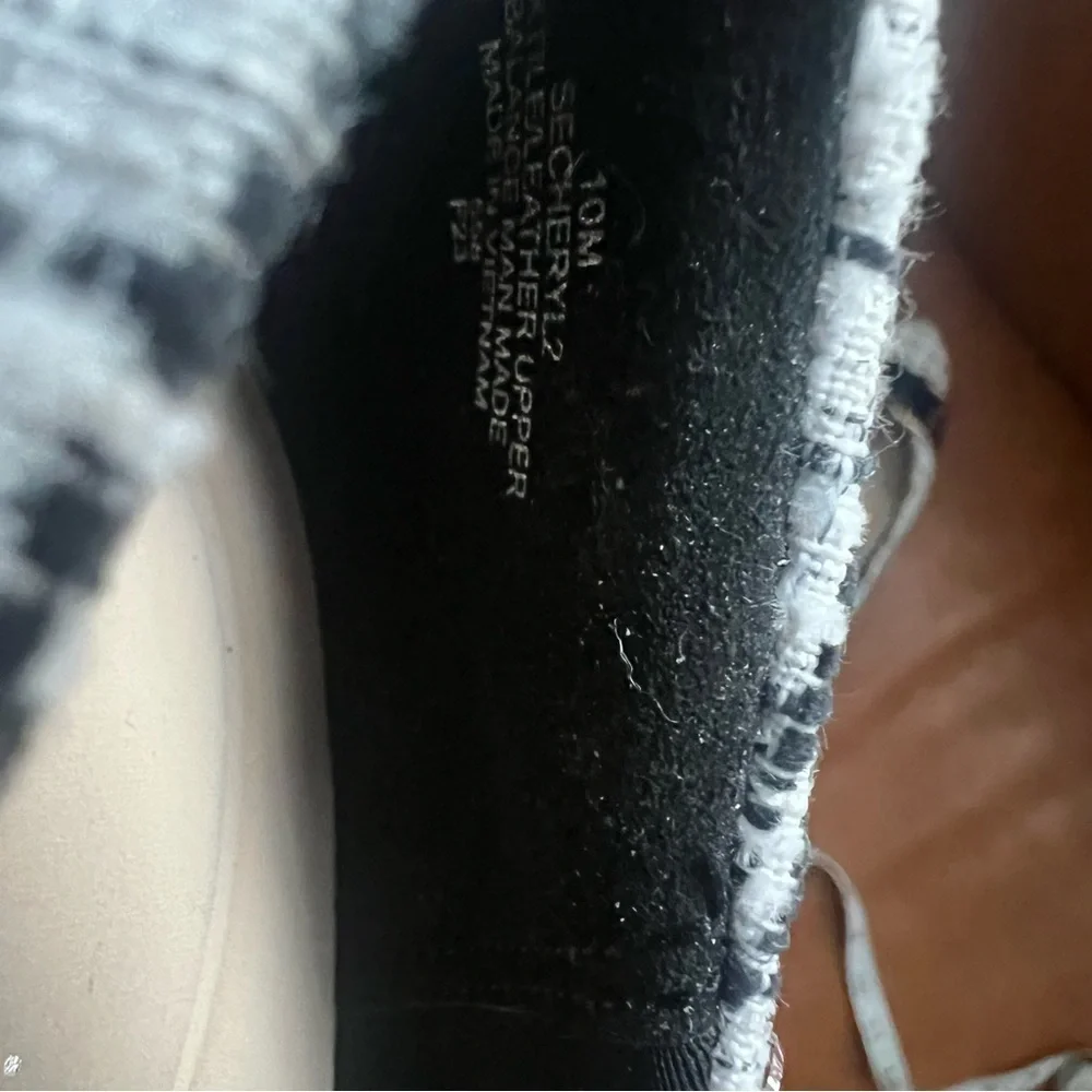 Easy Spirit Cheryl Dress Pumps Black Ivory Neutral Leather Office Formal Sz 10M - Picture 14 of 15